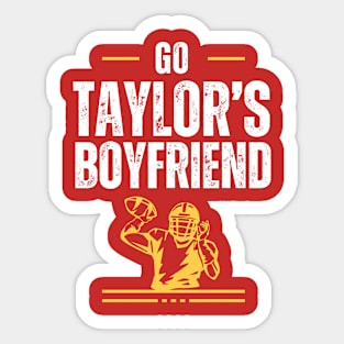 Go Taylors Boyfriend Football Funny Go Taylor's Women Men T-Shirt Essential T-Shirt Sticker